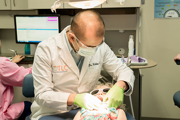 Dr. Lee at work at Pediatric Dentist in Cedar Park, TX